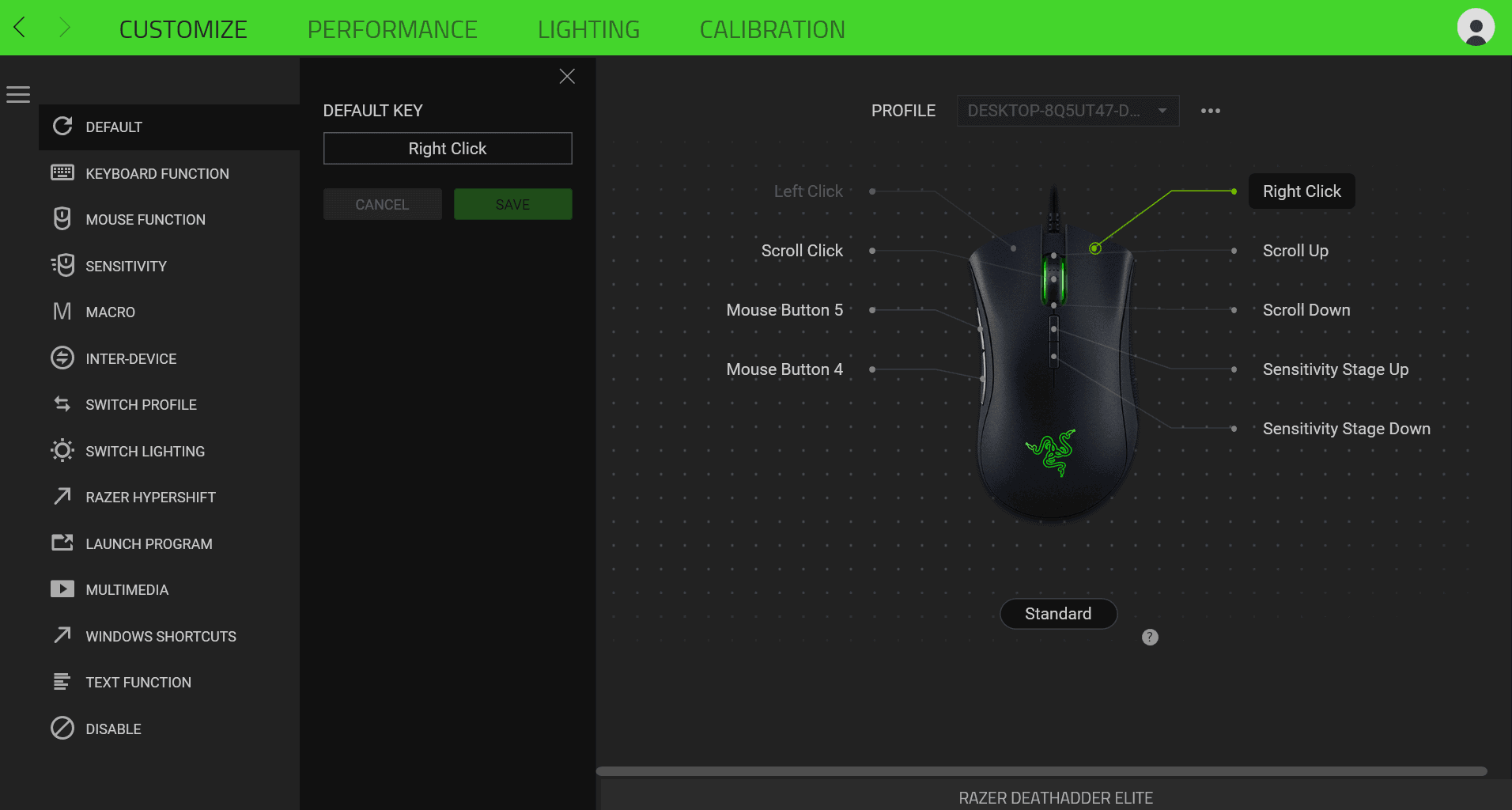 Razer Synapse Customize