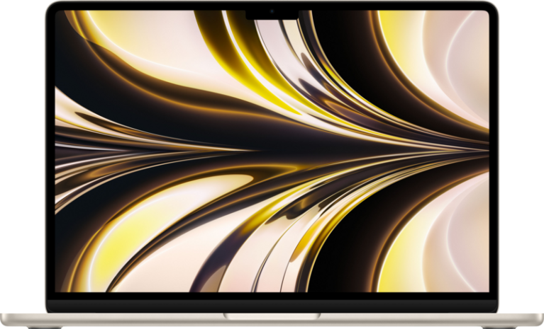 Apple MacBook Air (2022) Apple M2 (8 core CPU/10 core GPU) 8GB/512GB Goud QWERTY aanbieding