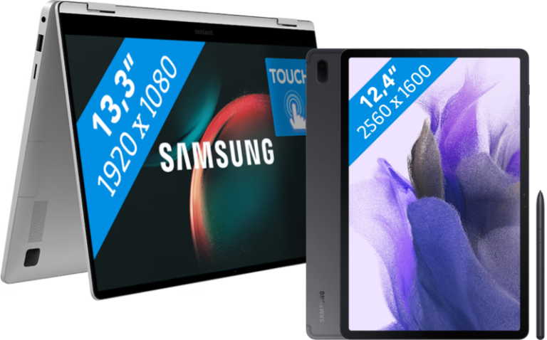 Samsung Galaxy Book3 360 NP730QFG-KB1NL + Galaxy Tab S7 FE aanbieding